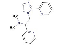 N,N-dimethyl-1-pyridin-2-yl-2-(2-pyridin-2-yl-1H-imidazol-1-yl)ethanamine
