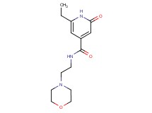 6-ethyl-N-(2-morpholin-4-ylethyl)-2-oxo-1,2-dihydropyridine-4-carboxamide