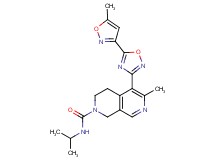 N-isopropyl-6-methyl-5-[5-(5-methyl-3-isoxazolyl)-1,2,4-oxadiazol-3-yl]-3,4-dihydro-2,7-naphthyridine-2(1H)-carboxamide