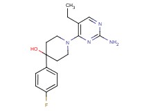 1-(2-amino-5-ethylpyrimidin-4-yl)-4-(4-fluorophenyl)piperidin-4-ol