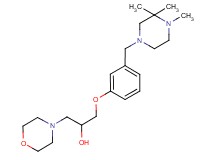 1-morpholin-4-yl-3-{3-[(3,3,4-trimethylpiperazin-1-yl)methyl]phenoxy}propan-2-ol