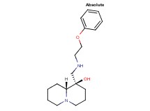 (1R,9aR)-1-{[(2-phenoxyethyl)amino]methyl}octahydro-2H-quinolizin-1-ol