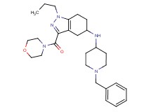 N-(1-benzyl-4-piperidinyl)-3-(4-morpholinylcarbonyl)-1-propyl-4,5,6,7-tetrahydro-1H-indazol-5-amine