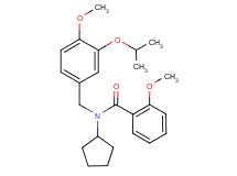 N-cyclopentyl-N-(3-isopropoxy-4-methoxybenzyl)-2-methoxybenzamide