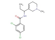 2,4-dichloro-N-[1-(1-methyl-1,2,5,6-tetrahydropyridin-3-yl)propyl]benzamide