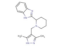 2-{1-[(3,5-dimethyl-1H-pyrazol-4-yl)methyl]piperidin-2-yl}-1H-benzimidazole
