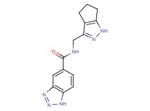 N-(1,4,5,6-tetrahydrocyclopenta[c]pyrazol-3-ylmethyl)-1H-1,2,3-benzotriazole-5-carboxamide