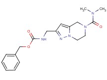 benzyl ({5-[(dimethylamino)carbonyl]-4,5,6,7-tetrahydropyrazolo[1,5-a]pyrazin-2-yl}methyl)carbamate