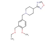 1-[3-(ethoxymethyl)-4-methoxybenzyl]-4-(1,2,4-oxadiazol-3-yl)piperidine