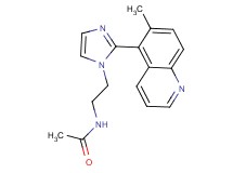 N-{2-[2-(6-methylquinolin-5-yl)-1H-imidazol-1-yl]ethyl}acetamide