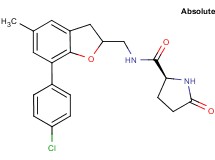N-{[7-(4-chlorophenyl)-5-methyl-2,3-dihydro-1-benzofuran-2-yl]methyl}-5-oxo-L-prolinamide