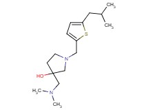 3-[(dimethylamino)methyl]-1-[(5-isobutyl-2-thienyl)methyl]pyrrolidin-3-ol