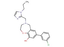 7-(3-chlorophenyl)-4-[(1-propyl-1H-imidazol-2-yl)methyl]-2,3,4,5-tetrahydro-1,4-benzoxazepin-9-ol