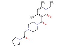 1-ethyl-4,6-dimethyl-3-{[4-(2-oxo-2-pyrrolidin-1-ylethyl)piperazin-1-yl]carbonyl}pyridin-2(1H)-one