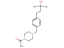 4-{4-[(4-acetyl-1-piperazinyl)methyl]phenyl}-2-methyl-2-butanol