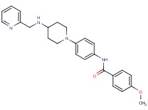 4-methoxy-N-(4-{4-[(2-pyridinylmethyl)amino]-1-piperidinyl}phenyl)benzamide