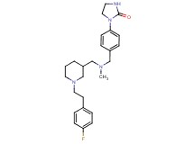 1-(4-{[({1-[2-(4-fluorophenyl)ethyl]-3-piperidinyl}methyl)(methyl)amino]methyl}phenyl)-2-imidazolidinone