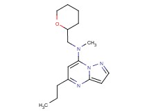 N-methyl-5-propyl-N-(tetrahydro-2H-pyran-2-ylmethyl)pyrazolo[1,5-a]pyrimidin-7-amine