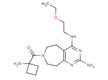 7-[(1-aminocyclobutyl)carbonyl]-N~4~-(2-ethoxyethyl)-6,7,8,9-tetrahydro-5H-pyrimido[4,5-d]azepine-2,4-diamine dihydrochloride