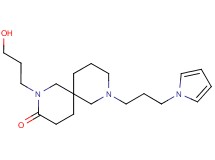 2-(3-hydroxypropyl)-8-[3-(1H-pyrrol-1-yl)propyl]-2,8-diazaspiro[5.5]undecan-3-one