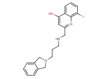 2-({[3-(1,3-dihydro-2H-isoindol-2-yl)propyl]amino}methyl)-8-fluoroquinolin-4-ol