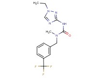 N'-(1-ethyl-1H-1,2,4-triazol-3-yl)-N-methyl-N-[3-(trifluoromethyl)benzyl]urea