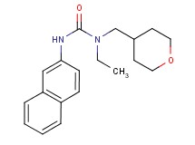 N-ethyl-N'-2-naphthyl-N-(tetrahydro-2H-pyran-4-ylmethyl)urea