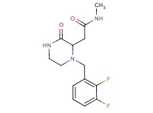 2-[1-(2,3-difluorobenzyl)-3-oxo-2-piperazinyl]-N-methylacetamide
