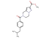 methyl 5-(4-isobutylbenzoyl)-4,5,6,7-tetrahydropyrazolo[1,5-a]pyrazine-2-carboxylate