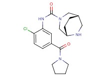 rel-(1S,5S)-N-[2-chloro-5-(1-pyrrolidinylcarbonyl)phenyl]-3,6-diazabicyclo[3.2.2]nonane-3-carboxamide hydrochloride