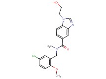 N-(5-chloro-2-methoxybenzyl)-1-(2-hydroxyethyl)-N-methyl-1H-benzimidazole-5-carboxamide