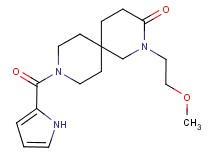 2-(2-methoxyethyl)-9-(1H-pyrrol-2-ylcarbonyl)-2,9-diazaspiro[5.5]undecan-3-one
