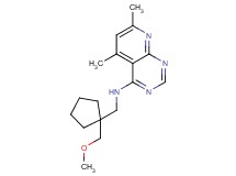 N-{[1-(methoxymethyl)cyclopentyl]methyl}-5,7-dimethylpyrido[2,3-d]pyrimidin-4-amine