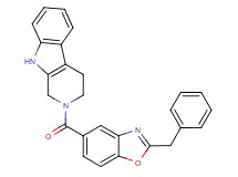 2-[(2-benzyl-1,3-benzoxazol-5-yl)carbonyl]-2,3,4,9-tetrahydro-1H-beta-carboline