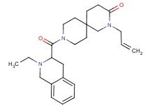2-allyl-9-[(2-ethyl-1,2,3,4-tetrahydroisoquinolin-3-yl)carbonyl]-2,9-diazaspiro[5.5]undecan-3-one