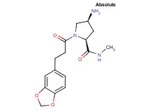 (2S,4S)-4-amino-1-[3-(1,3-benzodioxol-5-yl)propanoyl]-N-methylpyrrolidine-2-carboxamide
