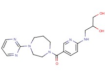 3-({5-[(4-pyrimidin-2-yl-1,4-diazepan-1-yl)carbonyl]pyridin-2-yl}amino)propane-1,2-diol