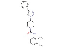 N-(2,3-dimethylphenyl)-4-(4-phenyl-1H-1,2,3-triazol-1-yl)piperidine-1-carboxamide