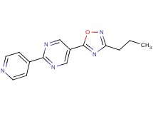 5-(3-propyl-1,2,4-oxadiazol-5-yl)-2-(4-pyridinyl)pyrimidine
