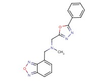 (2,1,3-benzoxadiazol-4-ylmethyl)methyl[(5-phenyl-1,3,4-oxadiazol-2-yl)methyl]amine