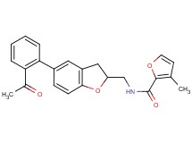 N-{[5-(2-acetylphenyl)-2,3-dihydro-1-benzofuran-2-yl]methyl}-3-methyl-2-furamide