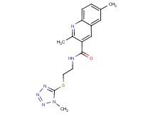 2,6-dimethyl-N-{2-[(1-methyl-1H-tetrazol-5-yl)thio]ethyl}quinoline-3-carboxamide