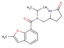 N-isopropyl-2-methyl-N-[(5-oxopyrrolidin-2-yl)methyl]-1-benzofuran-7-carboxamide
