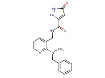 N-({2-[benzyl(methyl)amino]pyridin-3-yl}methyl)-5-oxo-2,5-dihydro-1H-pyrazole-3-carboxamide