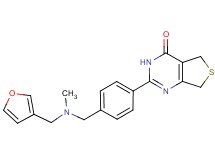 2-(4-{[(3-furylmethyl)(methyl)amino]methyl}phenyl)-5,7-dihydrothieno[3,4-d]pyrimidin-4(3H)-one