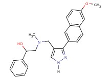 2-[{[3-(6-methoxy-2-naphthyl)-1H-pyrazol-4-yl]methyl}(methyl)amino]-1-phenylethanol