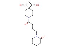 1-{4-[(1R*,3S*)-1,3-dihydroxy-7-azaspiro[3.5]non-7-yl]-4-oxobutyl}-2-piperidinone