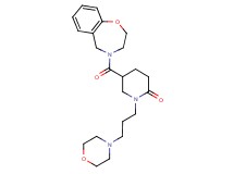 5-(2,3-dihydro-1,4-benzoxazepin-4(5H)-ylcarbonyl)-1-[3-(4-morpholinyl)propyl]-2-piperidinone