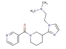 N,N-dimethyl-2-{2-[1-(pyridin-3-ylcarbonyl)piperidin-3-yl]-1H-imidazol-1-yl}ethanamine