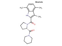 3,4,7-trimethyl-2-{[(2S)-2-(1-piperidinylcarbonyl)-1-pyrrolidinyl]carbonyl}-1H-indole